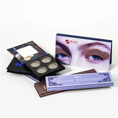 Papier -Lidschattenbehälter